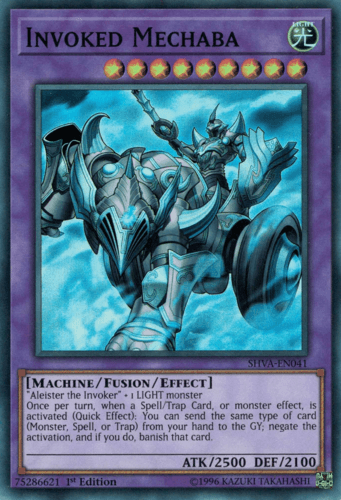 Invoked Mechaba - SHVA-EN041 Super Rare 1st Edition
