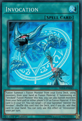 Invocation - SHVA-EN043 Super Rare 1st Edition