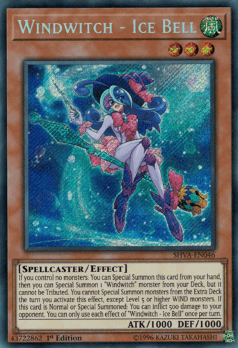 Windwitch - Ice Bell - SHVA-EN046 Secret Rare 1st Edition