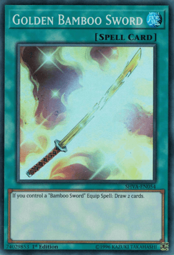 Golden Bamboo Sword - SHVA-EN054 Super Rare 1st Edition
