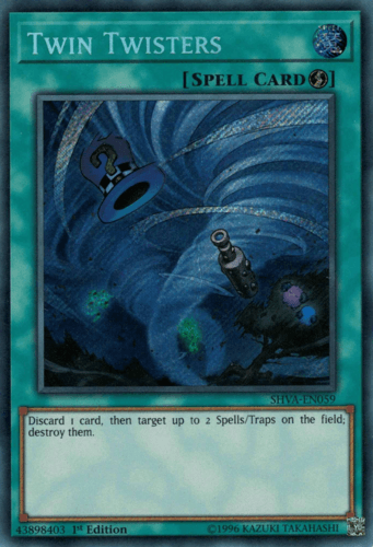 Twin Twisters - SHVA-EN059 Secret Rare 1st Edition