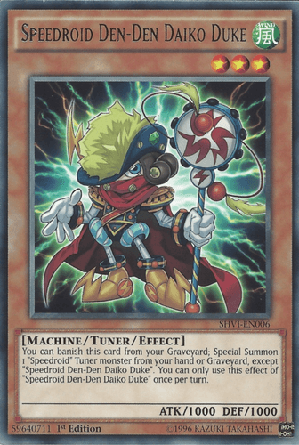 Speedroid Den-Den Daiko Duke - SHVI-EN006 Rare Unlimited