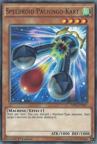 Speedroid Pachingo-Kart - SHVI-EN007 Rare 1st Edition