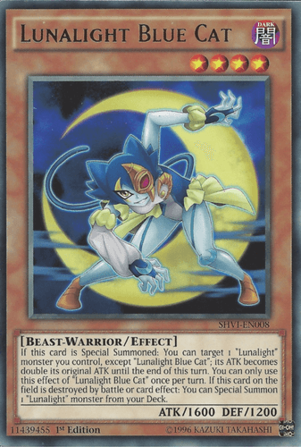 Lunalight Blue Cat - SHVI-EN008 Rare Unlimited
