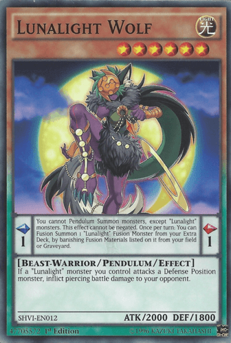 Lunalight Wolf - SHVI-EN012 Common Unlimited