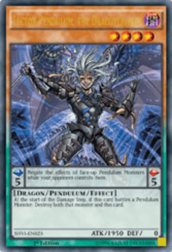 Lector Pendulum, the Dracoverlord - SHVI-EN023 Ultra Rare 1st Edition