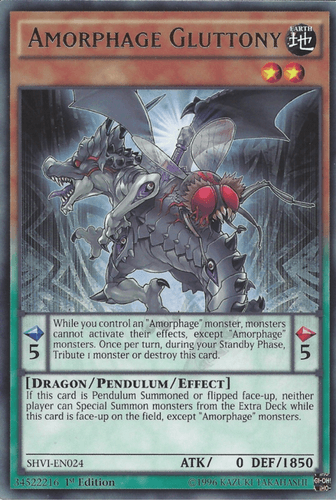 Amorphage Gluttony - SHVI-EN024 Rare 1st Edition