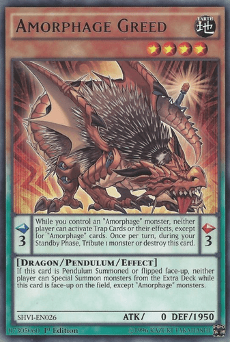 Amorphage Greed - SHVI-EN026 Rare Unlimited