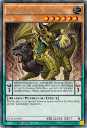 Amorphage Sloth - SHVI-EN030 Secret Rare 1st Edition