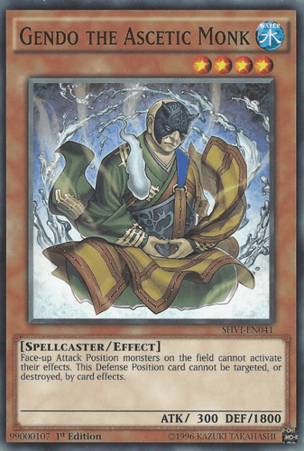 Gendo the Ascetic Monk - SHVI-EN041 Common 1st Edition