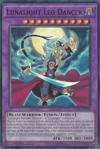 Lunalight Leo Dancer - SHVI-EN048 Super Rare 1st Edition