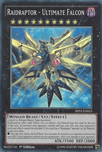 Raidraptor - Ultimate Falcon - SHVI-EN053 Super Rare 1st Edition