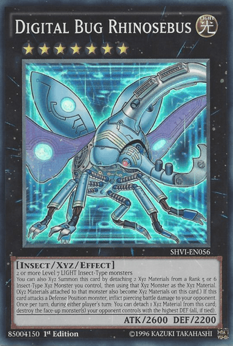 Digital Bug Rhinosebus - SHVI-EN056 Super Rare 1st Edition