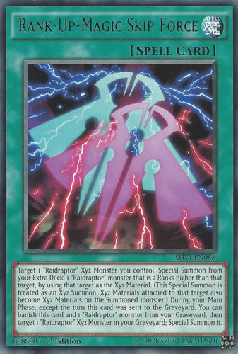 Rank-Up-Magic Skip Force - SHVI-EN058 Rare 1st Edition
