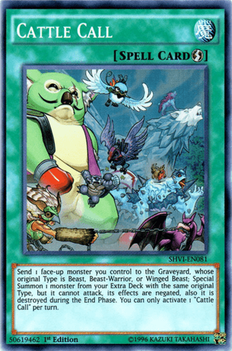 Cattle Call - SHVI-EN081 Super Rare Unlimited