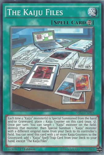 The Kaiju Files - SHVI-EN089 Common 1st Edition