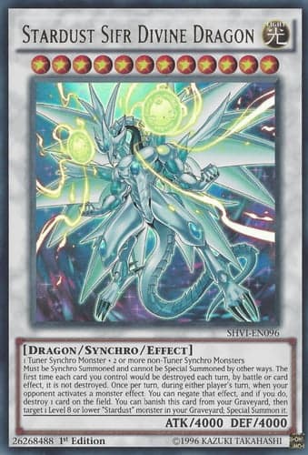 Stardust Sifr Divine Dragon - SHVI-EN096 Ultra Rare Unlimited