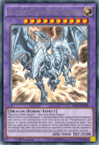 Blue-Eyes Twin Burst Dragon - SHVI-EN099 Secret Rare 1st Edition