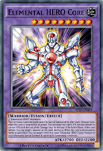 Elemental HERO Core - SHVI-ENSE2 Super Rare Limited Edition