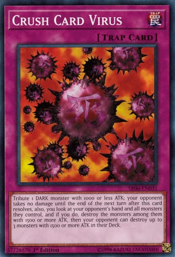 Crush Card Virus - SJCS-EN004 Ultra Rare Limited Edition