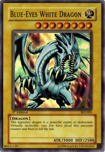 Blue-Eyes White Dragon - SKE-001 Super Rare Unlimited