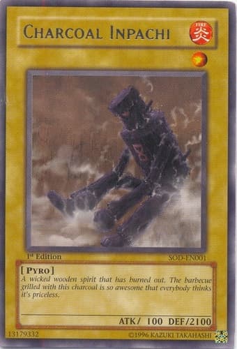 Charcoal Inpachi - SOD-EN001 Ultimate Rare 1st Edition