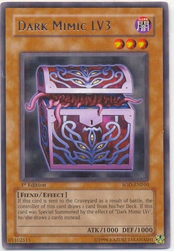 Dark Mimic LV3 - SOD-EN010 Rare Unlimited