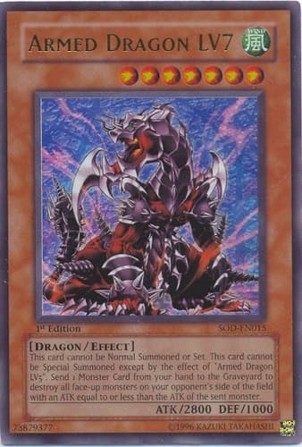 Armed Dragon LV5 - SOD-EN014 Ultimate Rare Unlimited