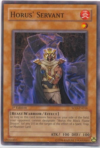 Horus' Servant - SOD-EN016 Common Unlimited