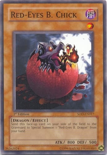 Black Dragon's Chick - SOD-EN017 Common 1st Edition