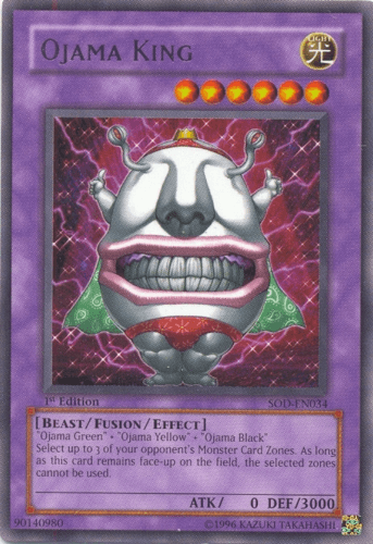 Ojama King - SOD-EN034 Ultimate Rare 1st Edition
