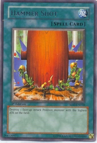 Hammer Shot - SOD-EN038 Rare 1st Edition