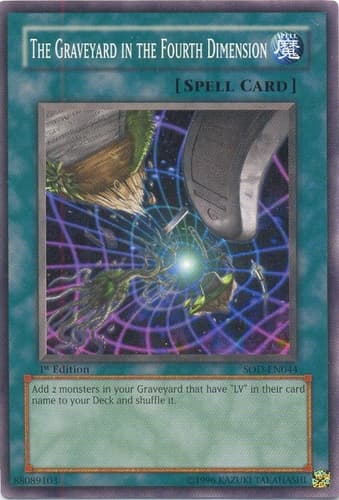 The Graveyard in the Fourth Dimension - SOD-EN044 Common Unlimited
