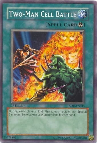 Two-Man Cell Battle - SOD-EN045 Common 1st Edition