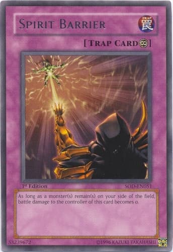 Spirit Barrier - SOD-EN051 Ultimate Rare 1st Edition