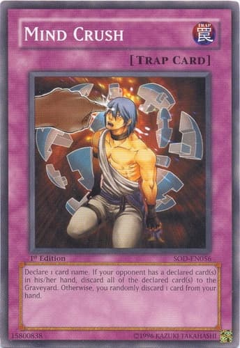 Mind Crush - SOD-EN056 Common 1st Edition