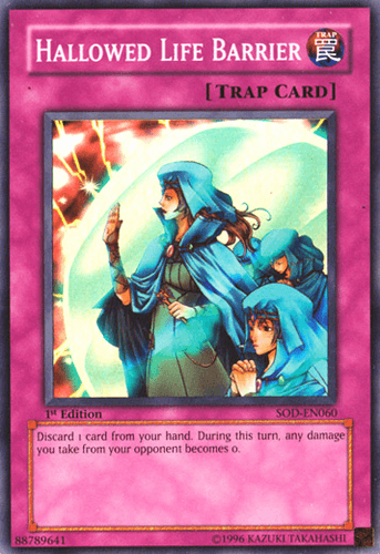 Hallowed Life Barrier - SOD-EN060 Ultimate Rare 1st Edition