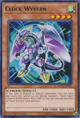 Clock Wyvern - SOFU-EN001 Rare 1st Edition