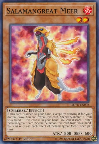 Salamangreat Meer - SOFU-EN002 Common 1st Edition