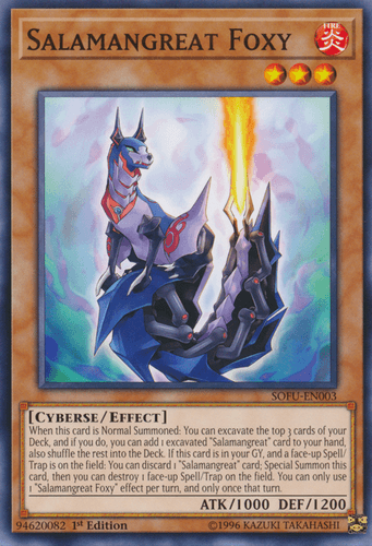 Salamangreat Foxy - SOFU-EN003 Common 1st Edition
