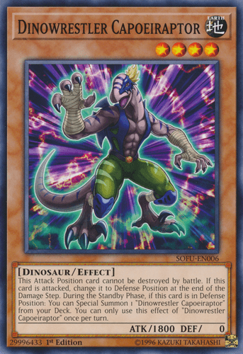 Dinowrestler Capoeiraptor - SOFU-EN006 Common Unlimited
