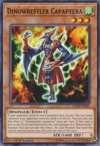 Dinowrestler Capaptera - SOFU-EN007 Common 1st Edition