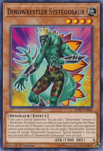 Dinowrestler Systegosaur - SOFU-EN008 Common Unlimited