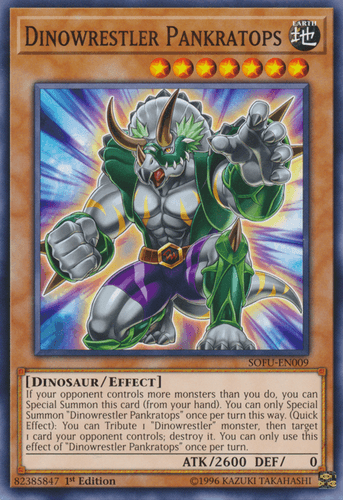 Dinowrestler Pankratops - SOFU-EN009 Common 1st Edition