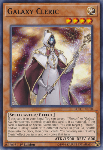 Galaxy Cleric - SOFU-EN010 Common 1st Edition