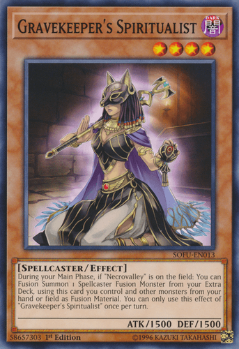 Gravekeeper's Spiritualist - SOFU-EN013 Common Unlimited