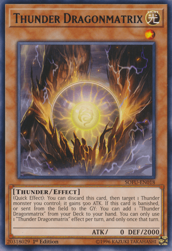 Thunder Dragonmatrix - SOFU-EN018 Rare Unlimited