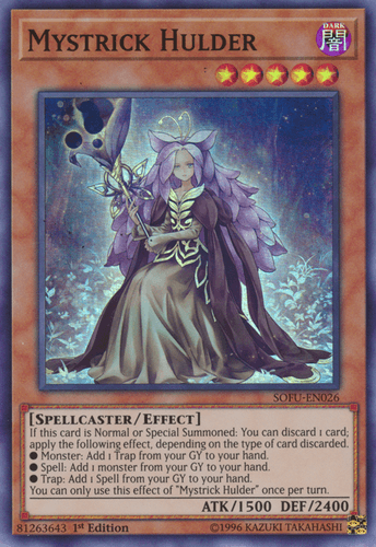 Mystrick Hulder - SOFU-EN026 Super Rare 1st Edition