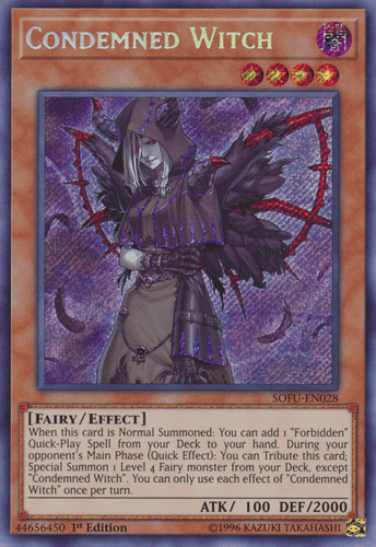 Condemned Witch - SOFU-EN028 Secret Rare Unlimited