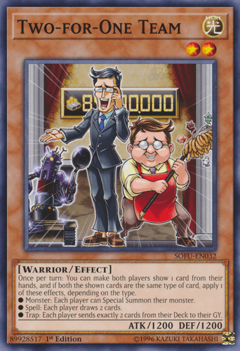Two-for-One Team - SOFU-EN032 Common 1st Edition